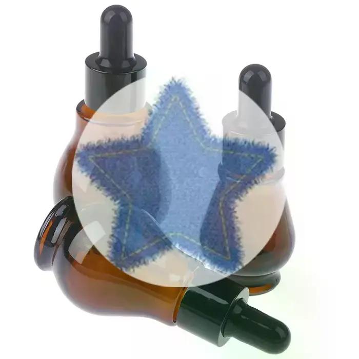 ^10/20/30 ml Flacons compte-gouttes vides en verre marron avec pipette pour huiles essentielles
