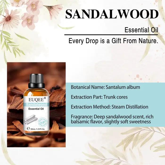 EUQEE 30ml huiles essentielles pures pour humidificateur
