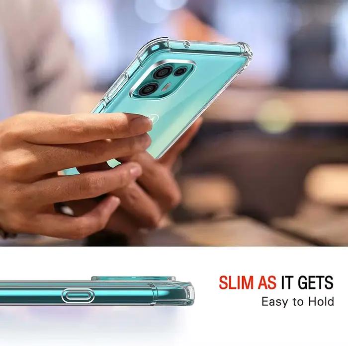 Coque transparente épaisse antichoc pour Motorola MOTO Edge 30 40 50 60 Fusion Edge30 Pro Edge40 Ultra Edge 50 Neo, étui souple