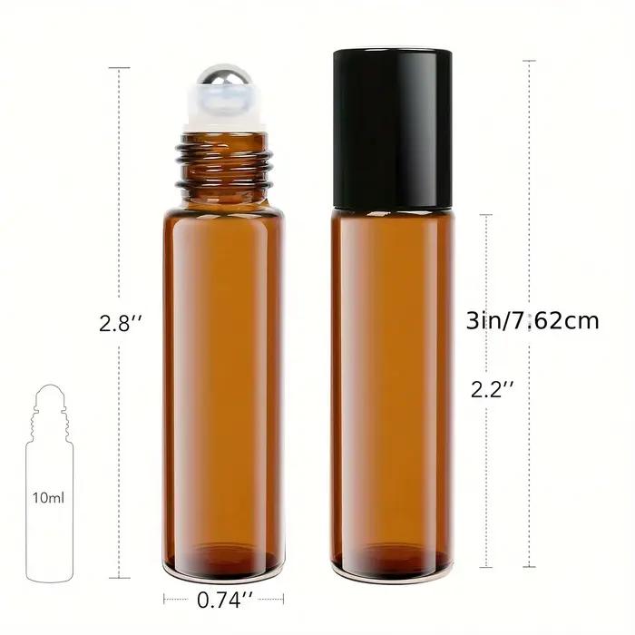 Bouteilles vides en verre ambré de 5/10ml