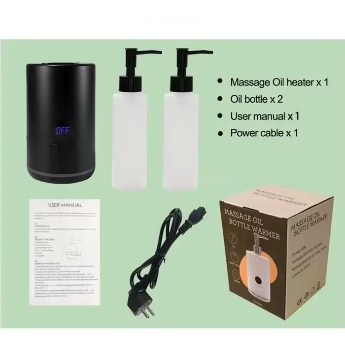 Chauffe-huile de massage pour bouteille individuelle