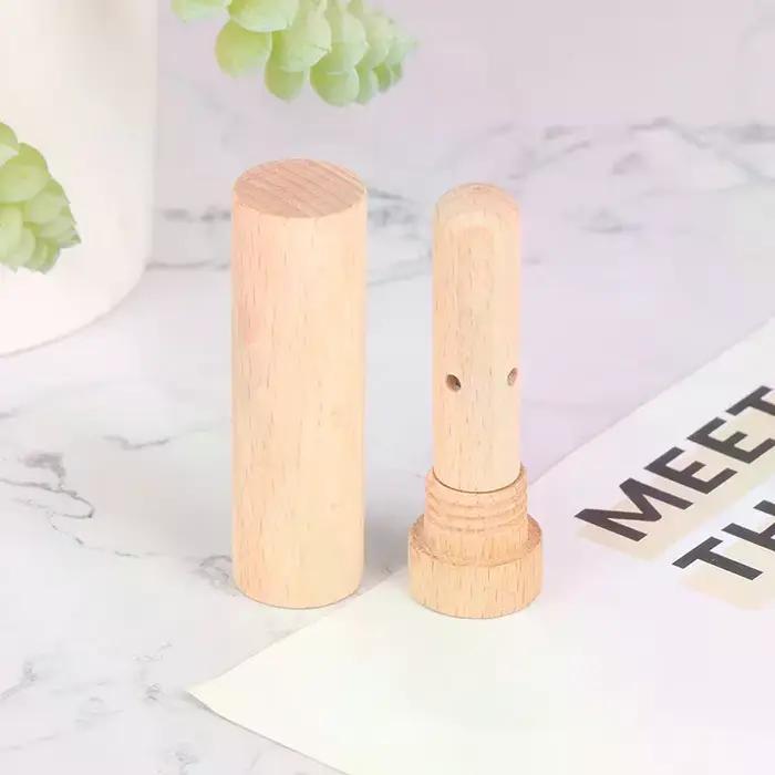 Diffuseur d'arômes en bois pour huiles essentielles avec mèches