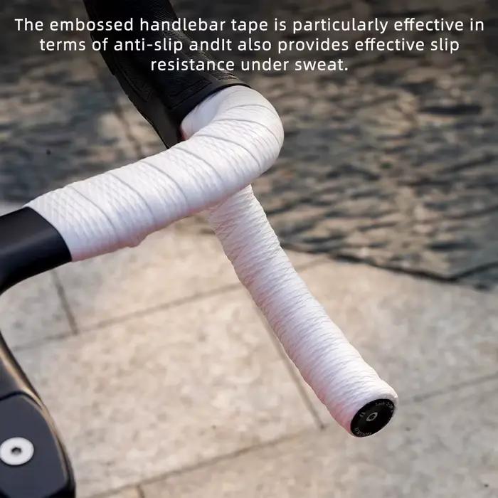 2 rouleaux de ruban adhésif pour guidon de vélo, en silicone, absorption des chocs, antidérapant, durable, réutilisable, pour vélo de route ONIRII