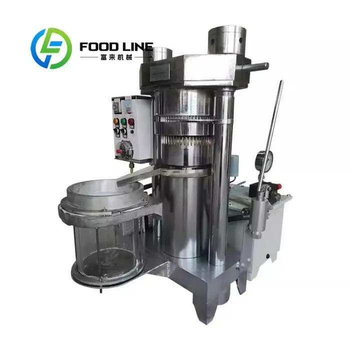 Presse à huile d'olive hydraulique automatique verticale d'usine professionnelle personnalisée pour diverses cultures d'huile