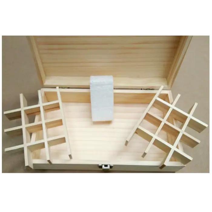 Boîte d'huile essentielle en bois