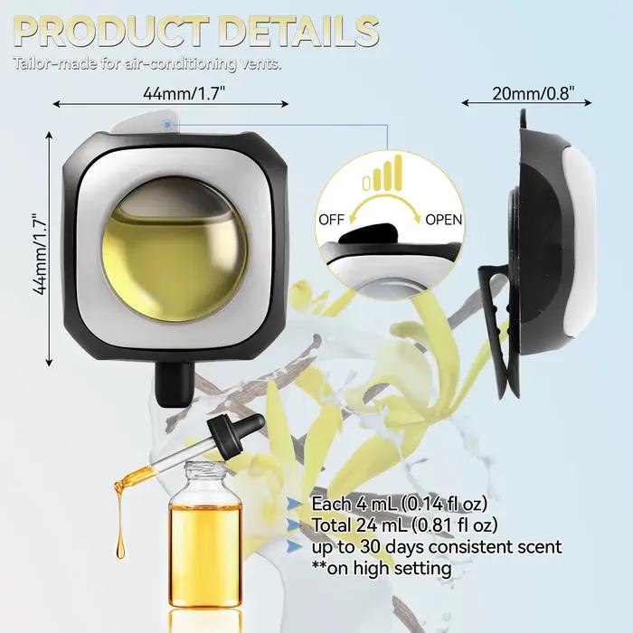 Diffuseur d'huiles essentielles pour climatiseur France Vanilla 12X