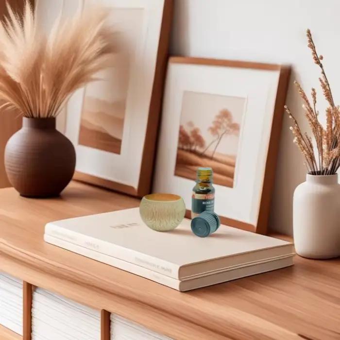 Diffuseur d'aromathérapie d'huile essentielle en bois