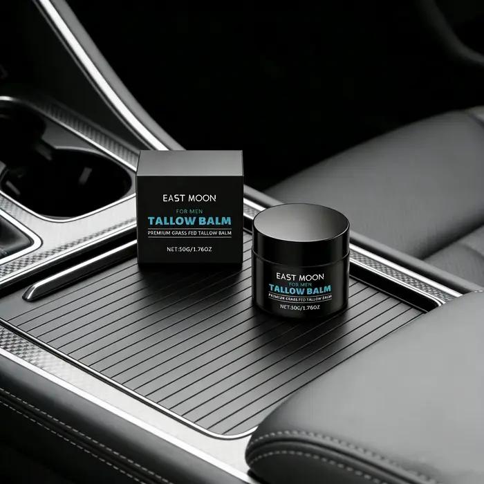 Baume de Soin Visage au Suif pour Homme : Nourrit