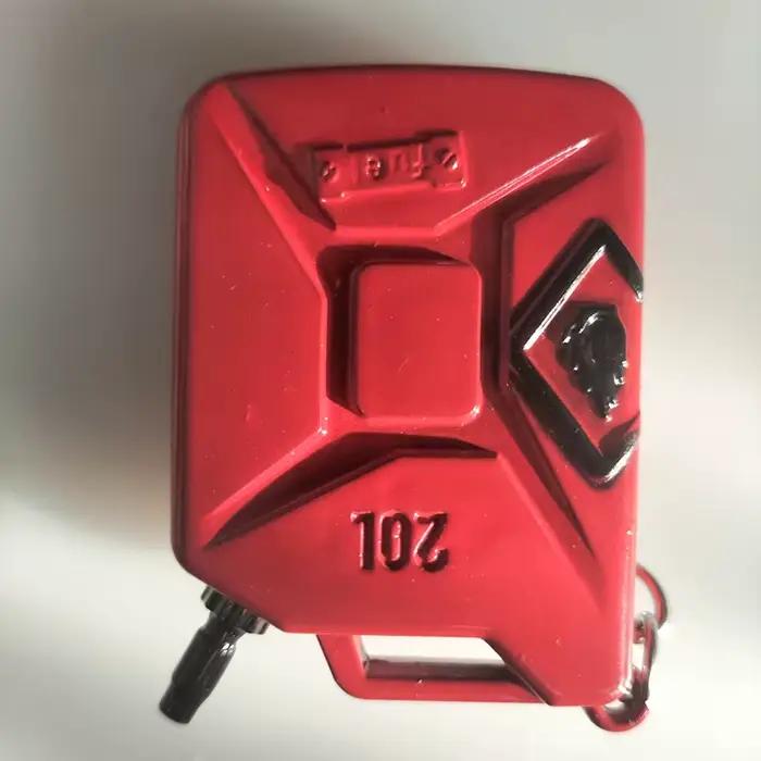 Pièces de simulation de baril d'huile tout en métal, modèle de voiture d'escalade, décoration, pièces émotionnelles 20 litres 50 g pour voiture sur chenilles 1/10 RC