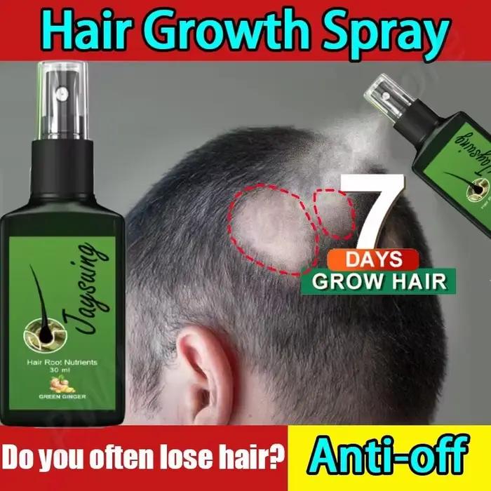 Spray rapide pour la croissance des cheveux au gingembre