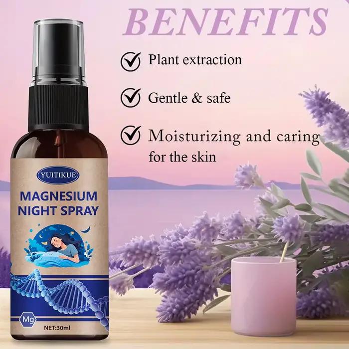 Spray de nuit en magnésium 30 ml - avec huile de lavande