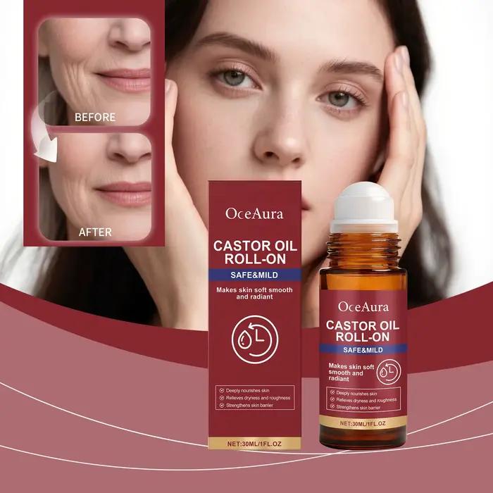 Sérum Roll-On à l'Huile de Ricin Naturelle
