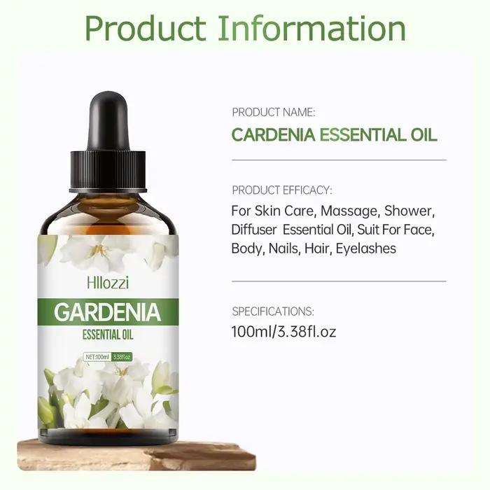 HUILE ESSENTIELLE DE GARDENIA Produits de soin du visage adaptés à tous les types de peau Convient