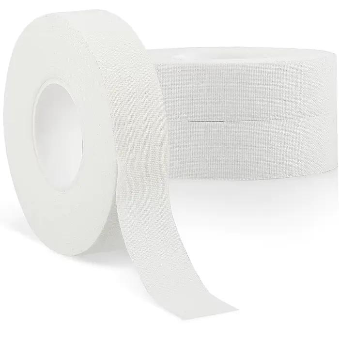 Ruban de pied athlétique blanc, sans résidus collants, facile à déchirer, escalade, jiu-jitsu, grappin, 1/2 rouleaux