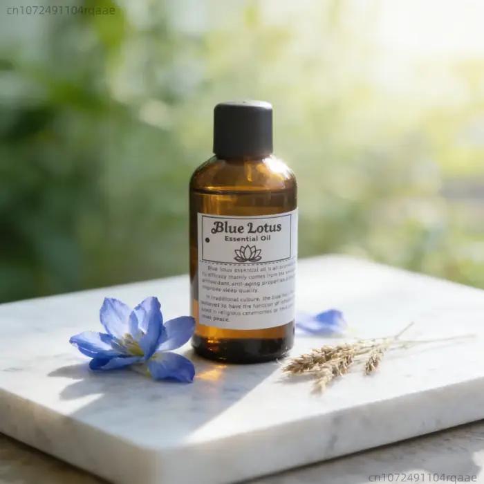 【100% naturel】 Huile essentielle de lotus bleu pour l'aromathérapie