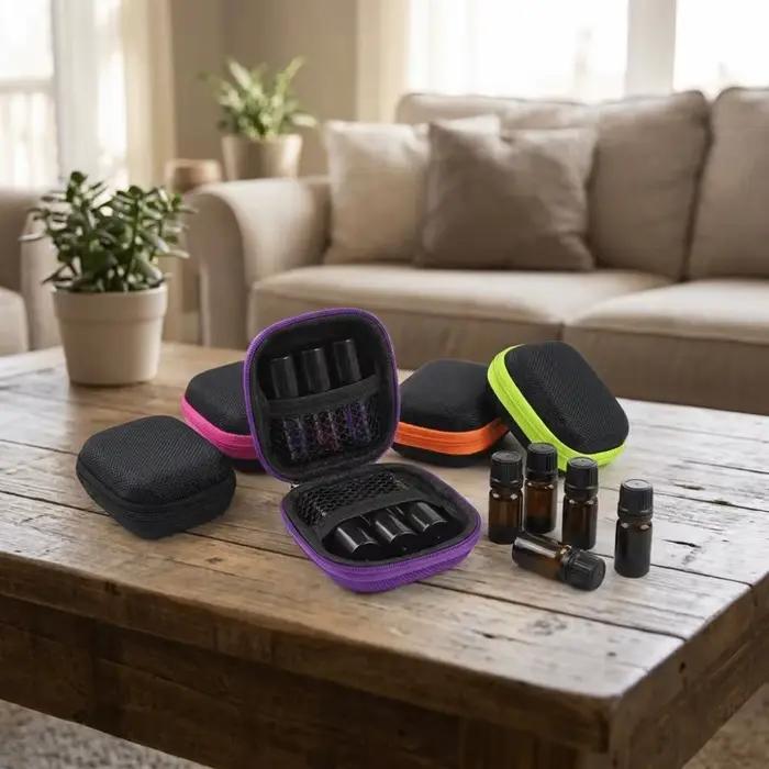 Boîte de rangement pour huiles essentielles