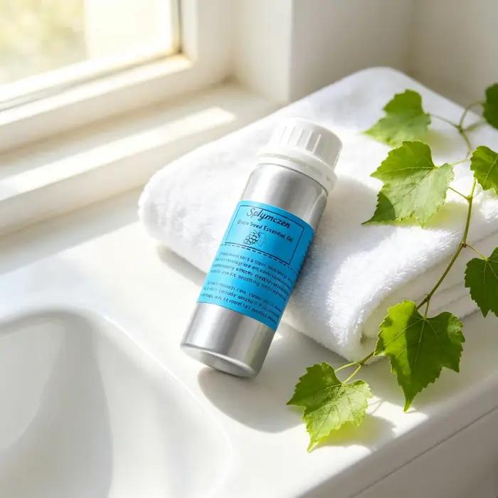Huile de base de pépins de raisin 100% pure naturelle inodore, huile de support pour diffuseur à bâtonnets et aromathérapie