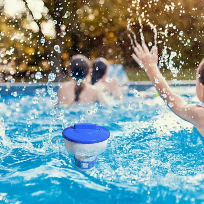 Distributeur flottant de tablettes de piscine, grande capacité, pour livres et natation