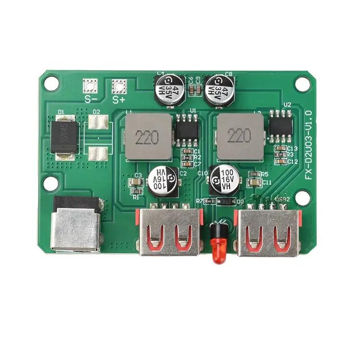 Contrôleur de tension solaire MPPT, stabilisateur de panneau solaire, double USB, chargeur DIY, accessoires, vente en gros et livraison directe