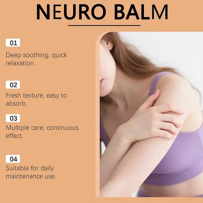 Baume Rafraîchissant Apaisant pour les Articulations – Soulagement des Douleurs Musculaires et Nerveuses – Application Quotidienne Externe – Crème de Massage à Absorption Rapide