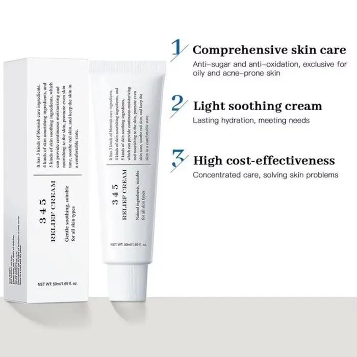 Crème antioxydante 345 pour peaux sujettes à l'acné