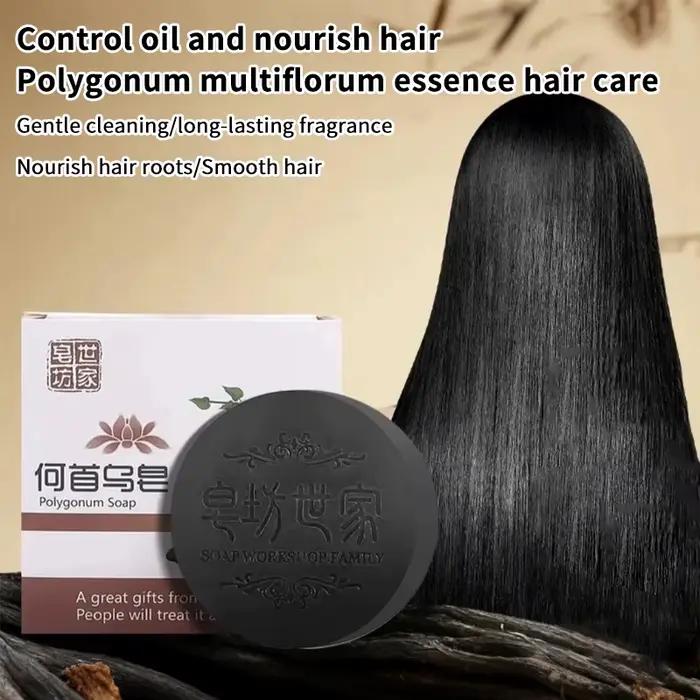 [Shampoing pour cheveux savon Polygonum Multiflorum