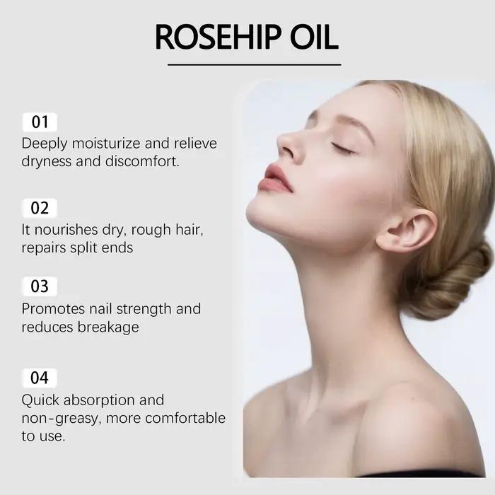 Sérum Traitant Anti-Âge à l'Huile Essentielle de Graines de Rose Musquée Naturelle
