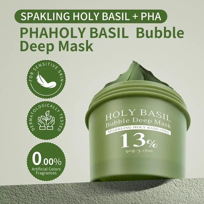 Masque Nettoyant Moussant au Basilic Sacré 90g – Hydratant
