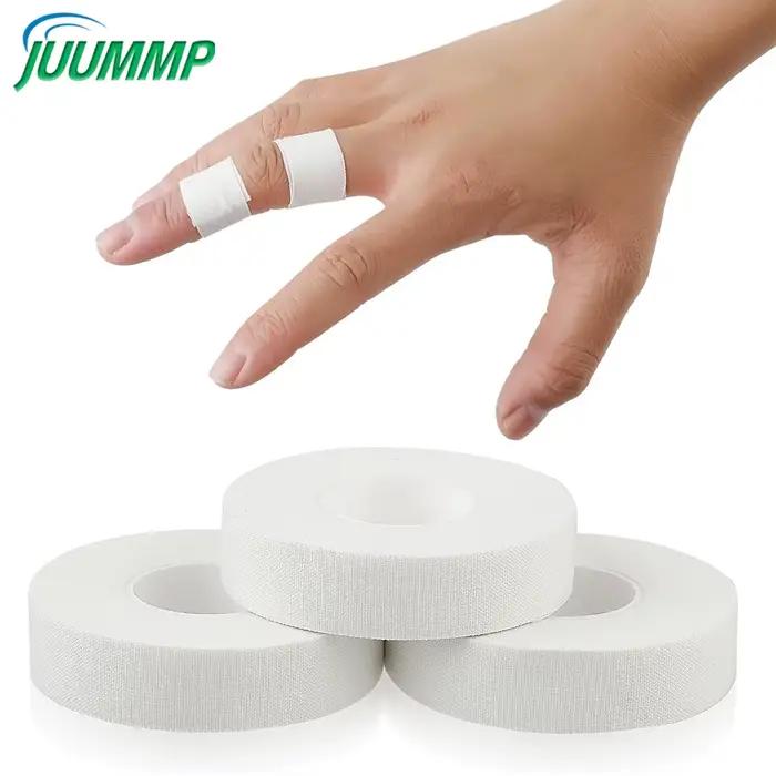 Rouleau de ruban adhésif athlétique blanc pour les doigts, 1/3/5 rouleaux, sans résidus collants et faciles à déchirer, pour l'escalade, le Jiu-Jitsu, le grappin