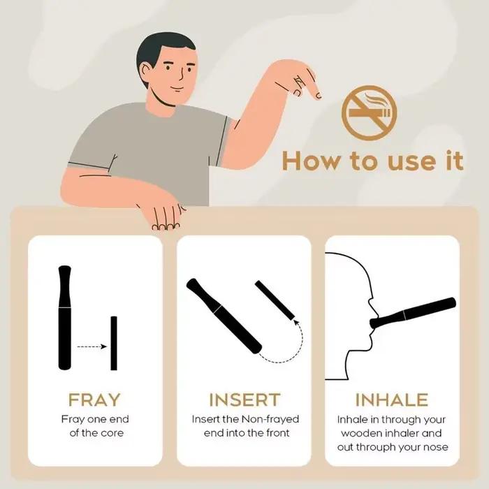 Inhalateur d'aromathérapie pour huiles essentielles