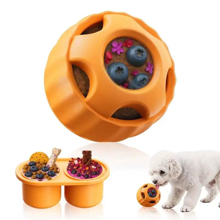 Jouets interactifs pour chiens pour l'ennui, moules de friandises pour chiens, friandises saines en Silicone pour chiens, jouet d'enrichissement des chiots pour la reine des neiges en été