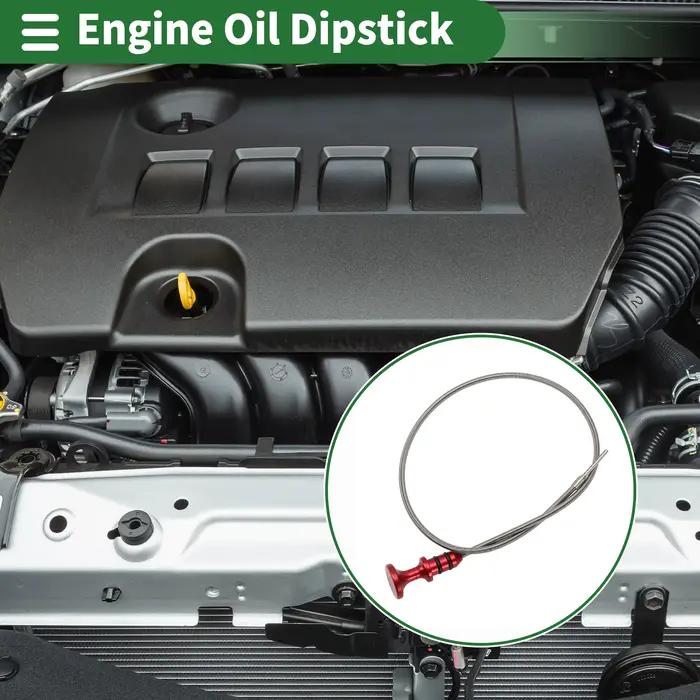 X Autohaux jauge d'huile moteur de voiture réservoirs de carburant niveau d'huile Dip Stick pour Mini Cooper S 1.6L L4 suralimenté R52 R53 R56 2002-2008