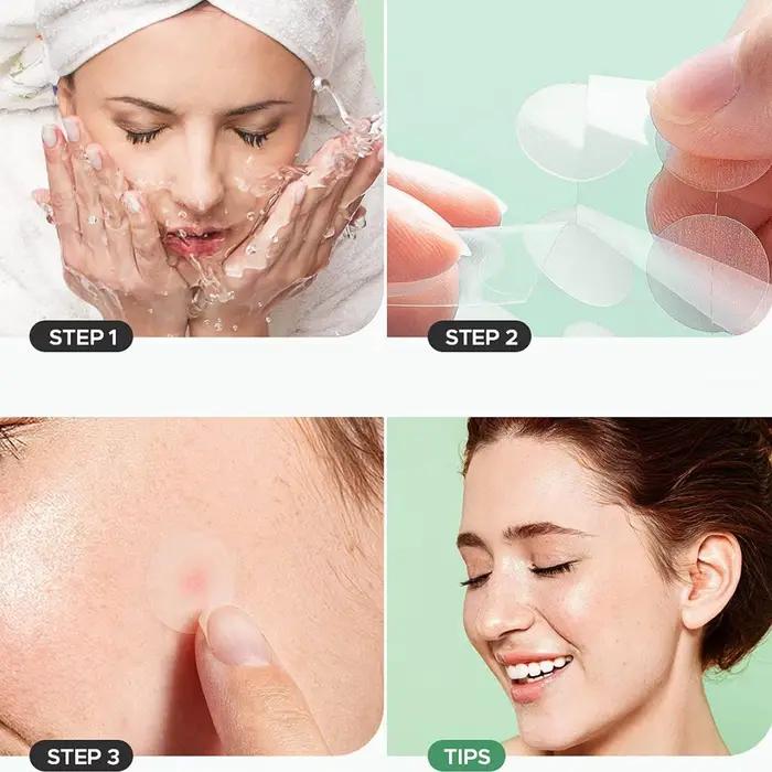 Patchs Hydrocolloïdes pour l'Acné – Soins du Visage Contre les Imperfections