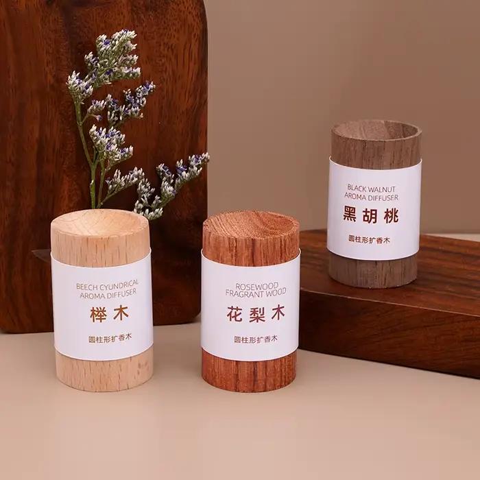 Diffuseur d'huiles essentielles et d'aromathérapie en bois naturel