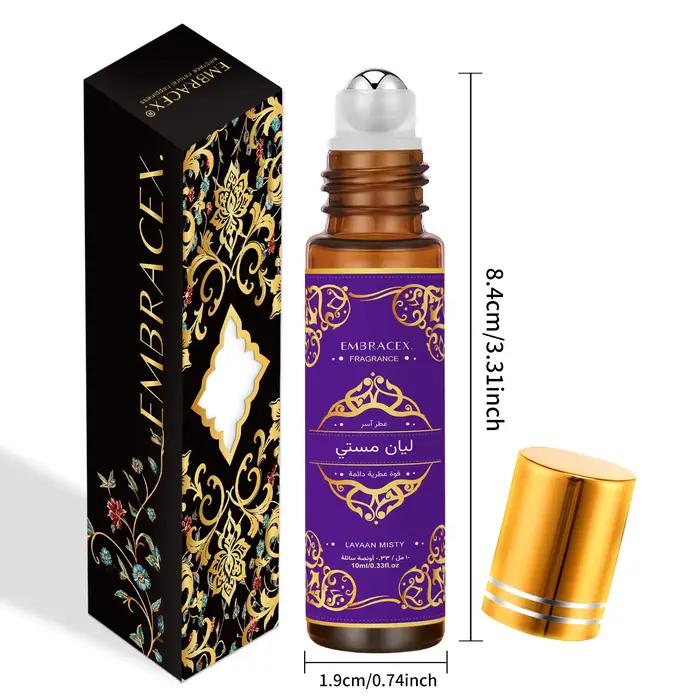 Huile essentielle Layaan Misty Roller 10 ml ليان مستي Cadeau Eid al-Fitr Parfum longue durée