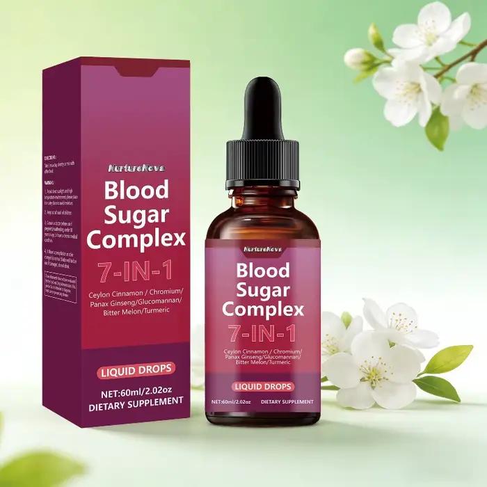 Offre Spéciale : Gouttes Liquides Complexe Glycémique – Complément Oral Naturel pour Soutenir l'Équilibre Métabolique et la Santé Quotidienne du Corps