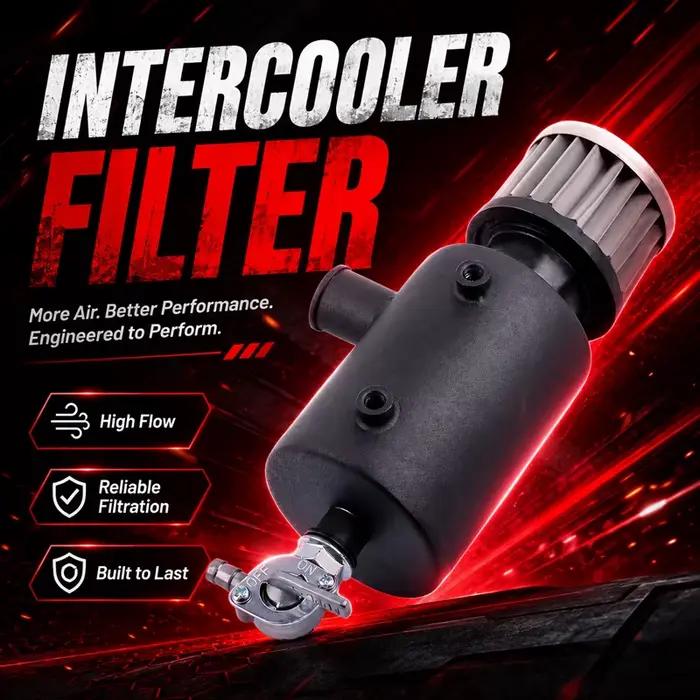 Kit de récupération d'huile et de respiration RS19050-BCC-8 pour SeaDoo 4-TEC RXP-X RXT-X GTX 130-300HP – Amélioration des performances du filtre d'intercooler