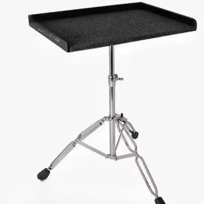 Batterie de percussions, plateau pour baguettes, plateau en bois pour percussions avec support, table pour baguettes, baguettes de batterie, table pour clavier