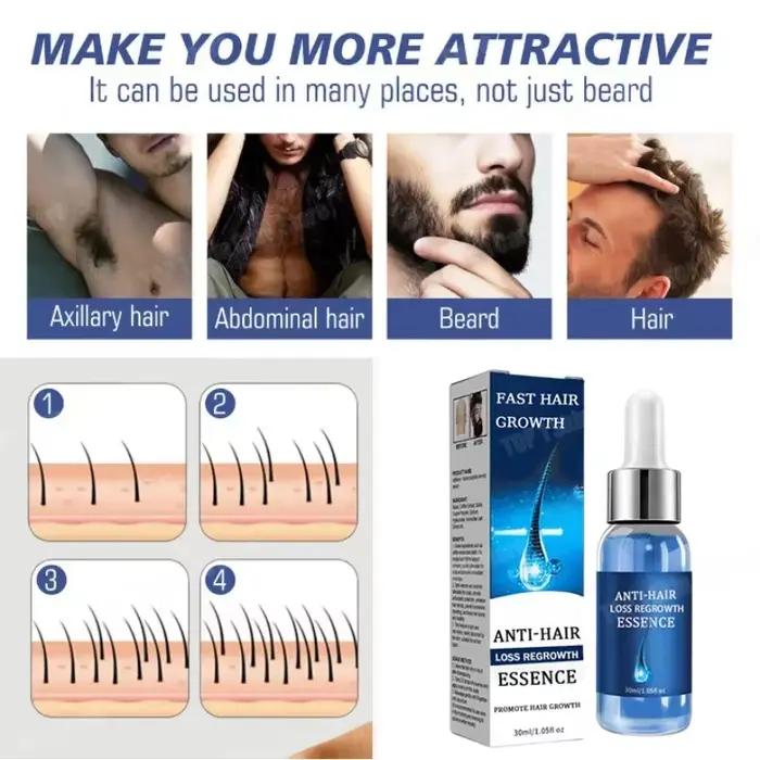 2 Sérum de croissance des cheveux et anti-chute de cheveux