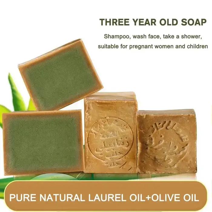 Savon artisanal ancien à l'huile d'olive pour le visage et le corps