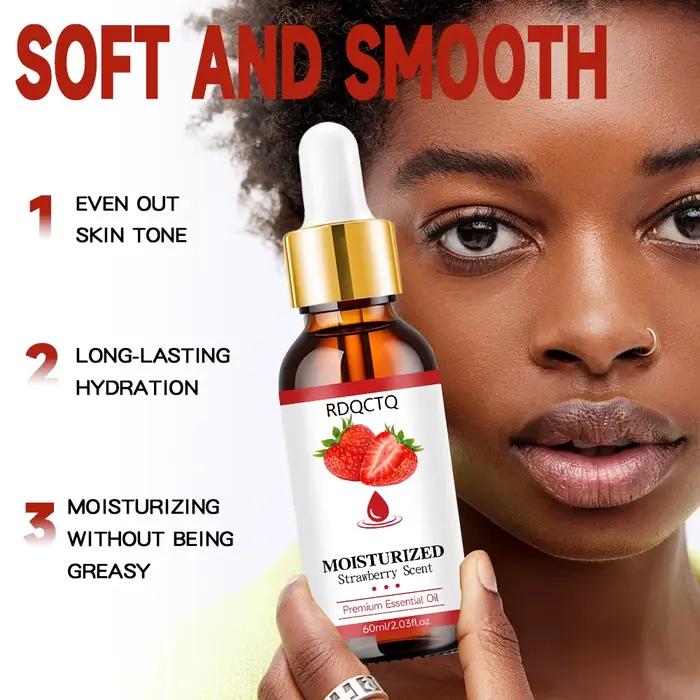 Huile essentielle hydratante parfumée à la fraise