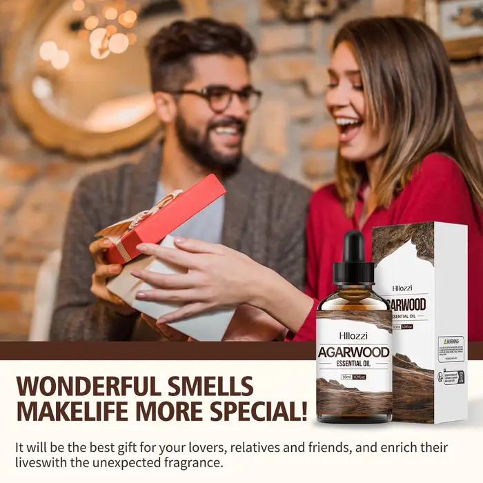 L'huile essentielle d'agar bois a un parfum boisé et convient aux soins du corps et des cheveux.