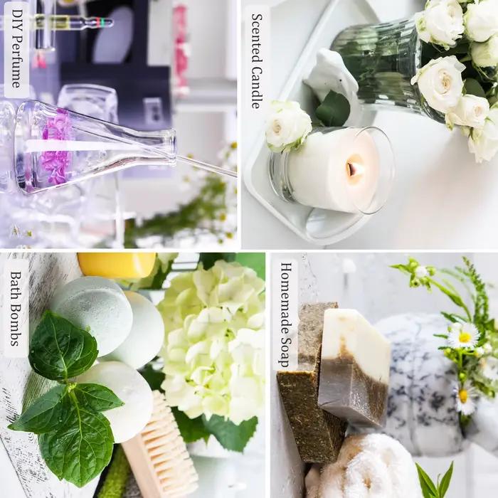 10 ml avec compte-gouttes café brise de mer huile de parfum pour bricolage maison diffuseur d'arôme musc lin frais bébé poudre Magnolia gomme à bulles
