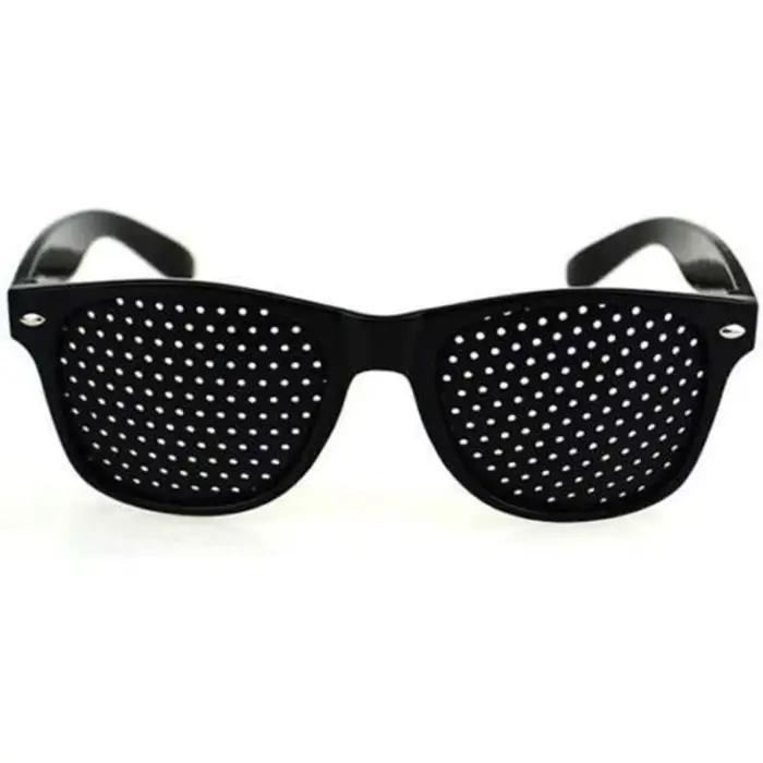 Lunettes de correction de la vue - Lunettes à trous sténopés, protection oculaire anti-fatigue, soin améliorant la vue, lunettes d'exercice
