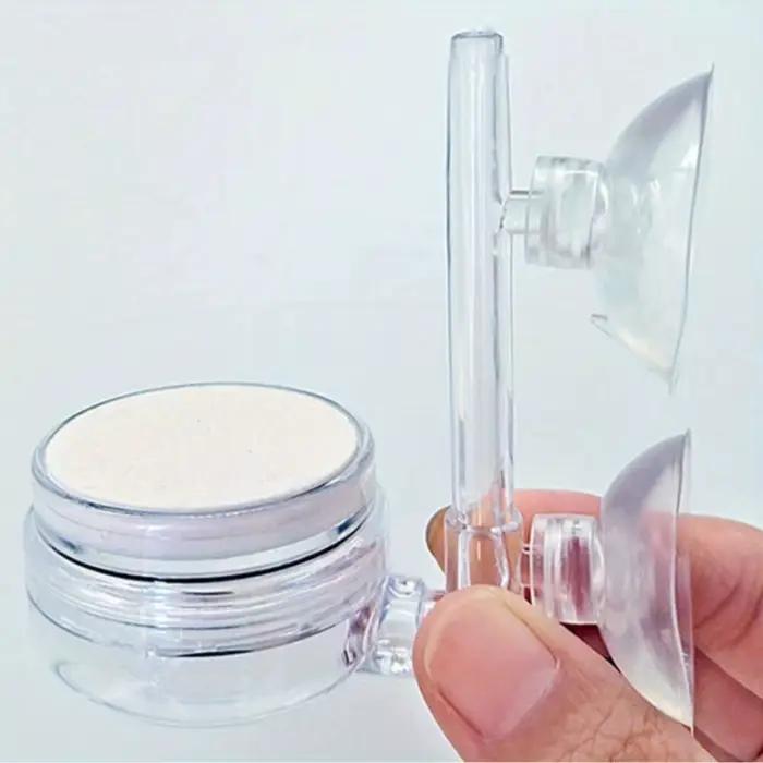 Pompe à oxygène pour aquarium avec diffuseur d'air, disque d'air basse pression, acrylique transparent, silencieux, 1PC