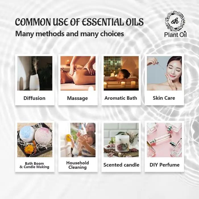 10ml ensemble d'huiles essentielles 6 pièces climatisation propre rafraîchir Destress sommeil profond plaisir diffuseur aromathérapie Massage huile de parfum