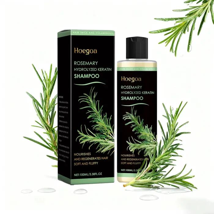 Shampoing pour la croissance des cheveux à l'huile de romarin