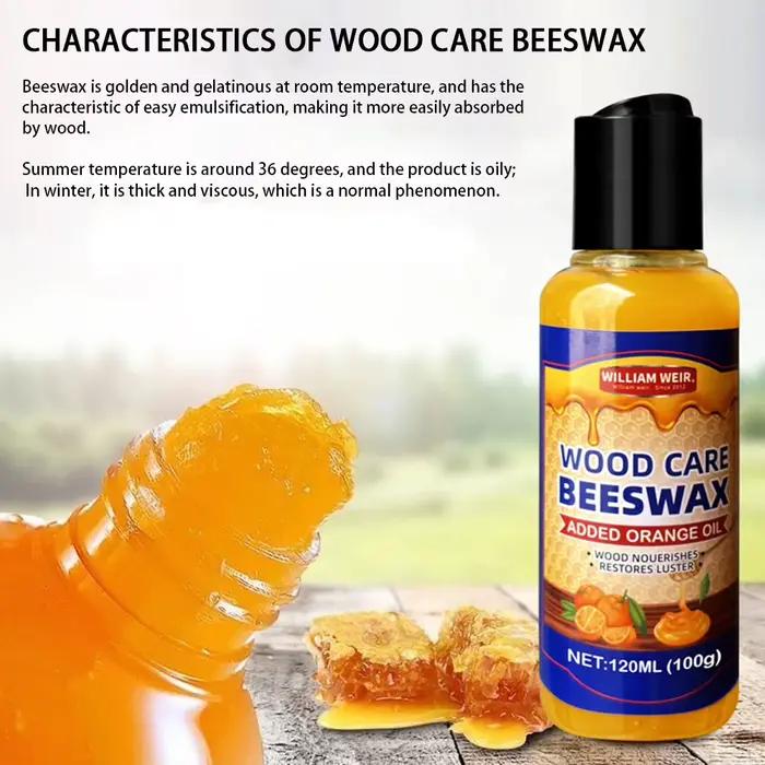 Cire d'abeille naturelle, huile d'orange, conditionneur pour bois, polissage du bois, soin, cire d'abeille, spray de cire d'abeille, spray de polissage pour meubles, conditionneur pour sols