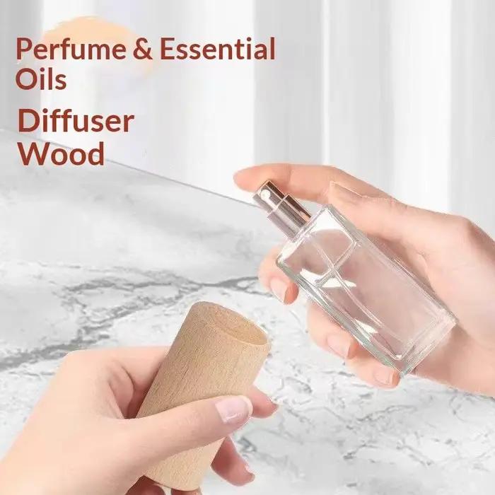 Diffuseur d'huiles essentielles sans flamme en bois