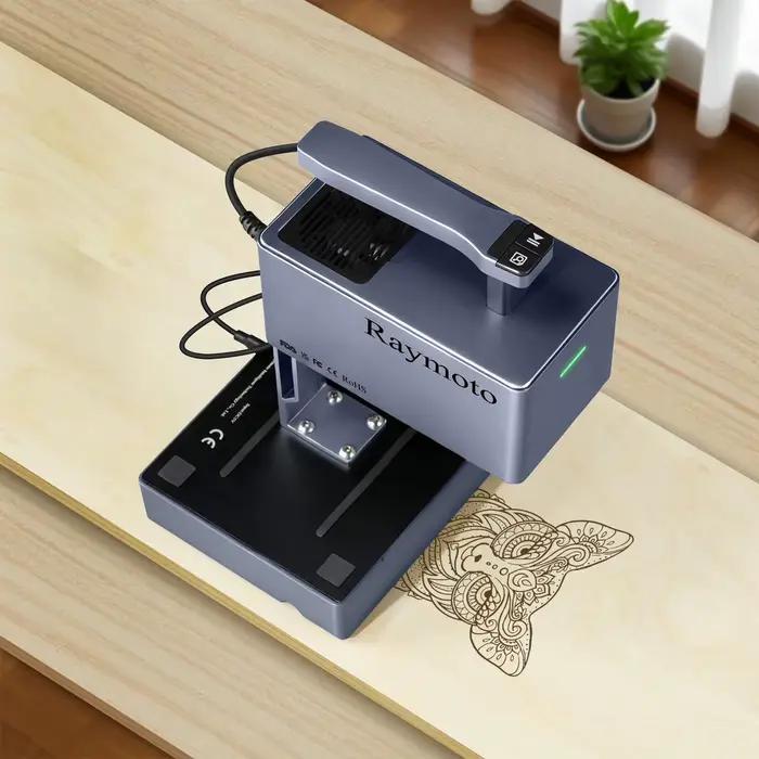 Rouleau rotatif Raymoto pour graveur laser compatible avec la machine de gravure laser R1 10W R1-PRO 20W